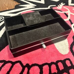 Men’s Jewelry Box w/ Drawer, Charging Station & Valet Tray